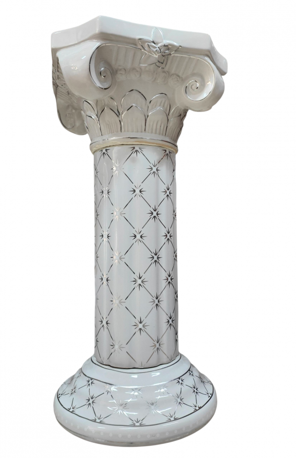 Pedestal Cerámica Blanco