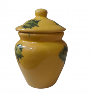 Potiche pequeño amarillo