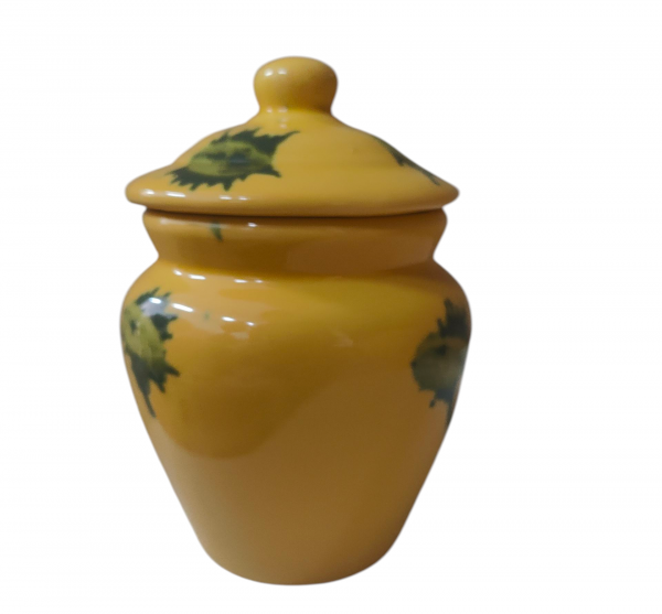 Potiche pequeño amarillo